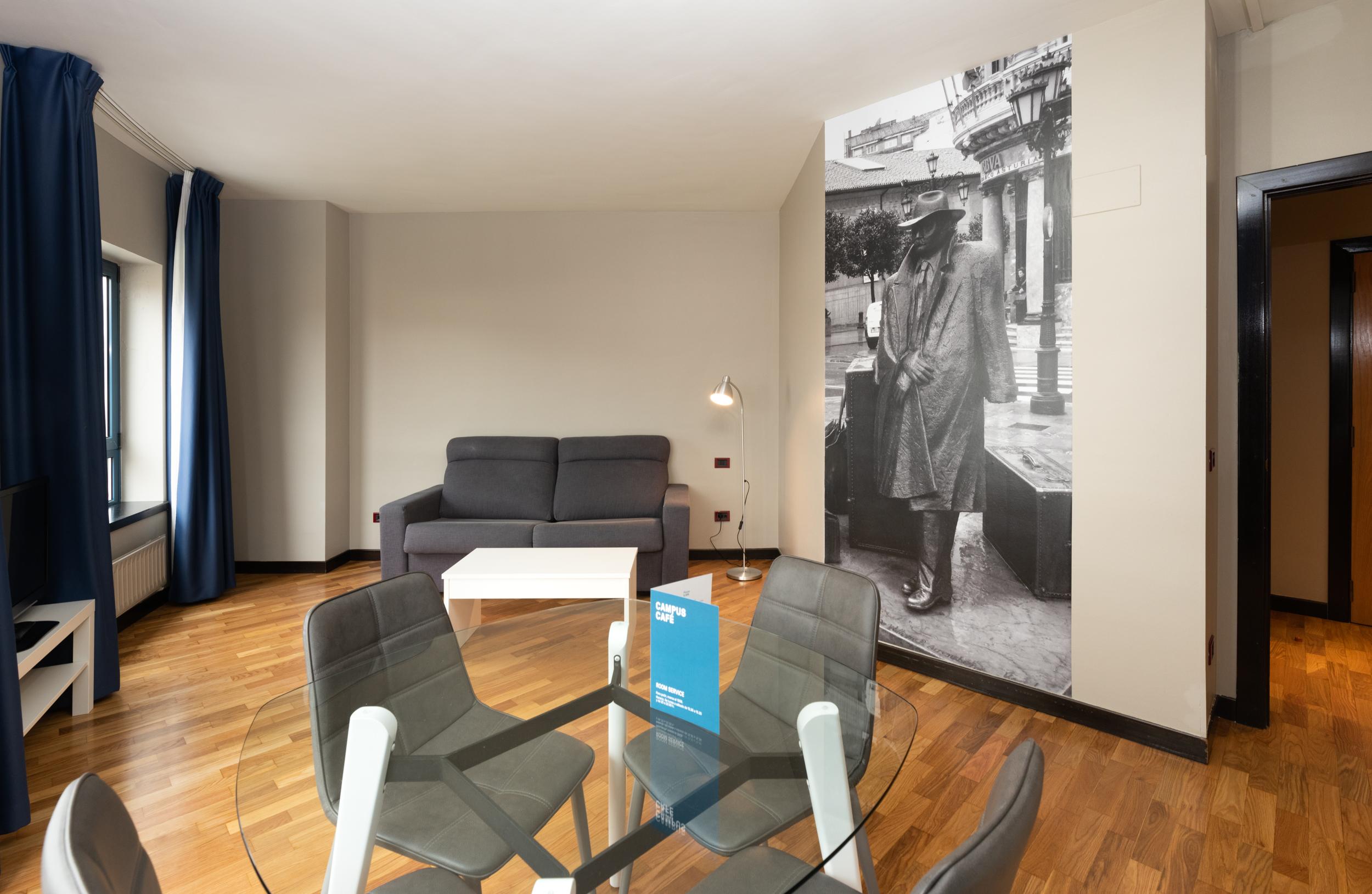 Aparthotel Campus Oviedo Dış mekan fotoğraf